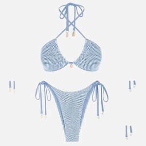 Zaful Women's Blue Bikini